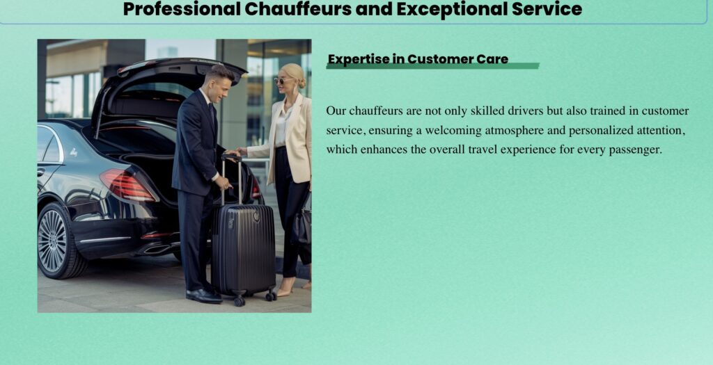 pearson toronto airport limo driver helping passenger at airport